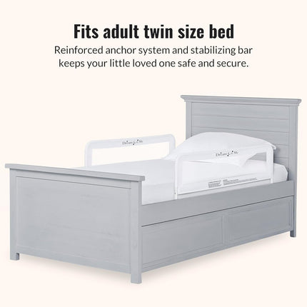 Dream On Me Mesh Bed Rails White Small 2 Count