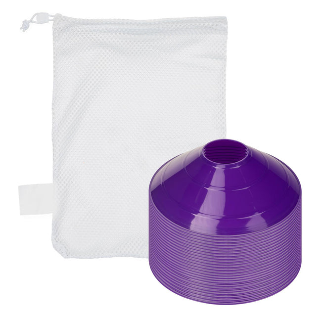 Champion Sports Set of 25 Purple Cones with Mesh B