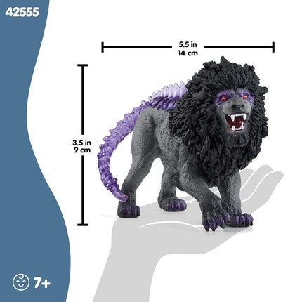 Schleich Eldrador - Shadow Lion Toy Figurine - Kids Ages 7+ | 42555