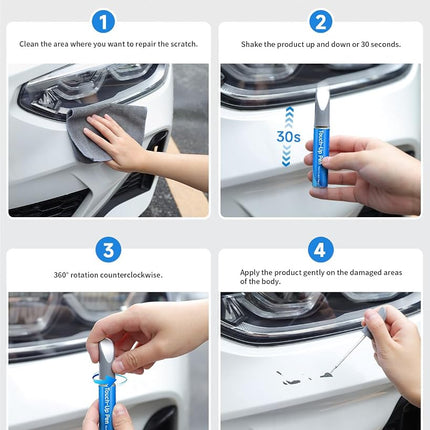 1H1 Predawn Grey Mica Touch Up Paint Compatible with Toyota Exact Match Touch Up Paint Car Scratch Repair