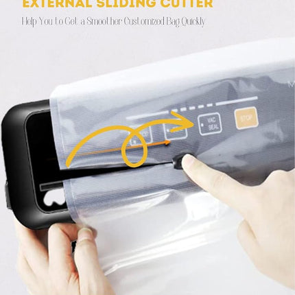 MEGAWISE Vacuum Sealer, Dry Moist Food Saver with Pulse Control