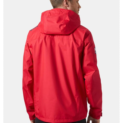 Helly-Hansen Men's Crew Hooded Jacket 2.0, 162 Red, X-Large