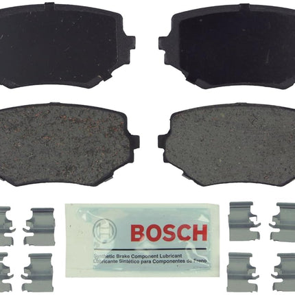 BOSCH BE680H Blue Ceramic Disc Brake Pad Set With Hardware - Compatible With Select Suzuki Grand Vitara, Sidekick, XL-7; FRONT