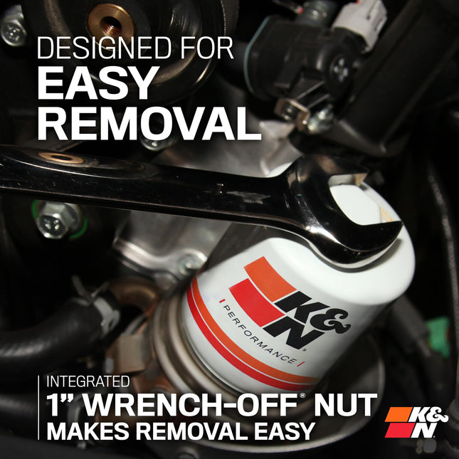 K&N Premium Oil Filter: Designed to Protect your Engine: Compatible with select vehicles, see product descripition for complete list, HP-1021