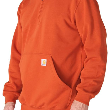 Carhartt Men's Marquette 1/4-Zip Mock-Neck Sweatshirt