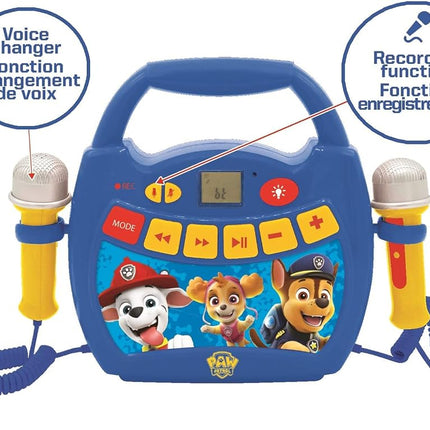 LEXIBOOK, Paw Patrol Karaoke Player, MP320PAZ