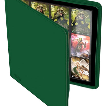 Ultimate Guard 12-Pocket QuadRow XenoSkin ZipFolio (Green)