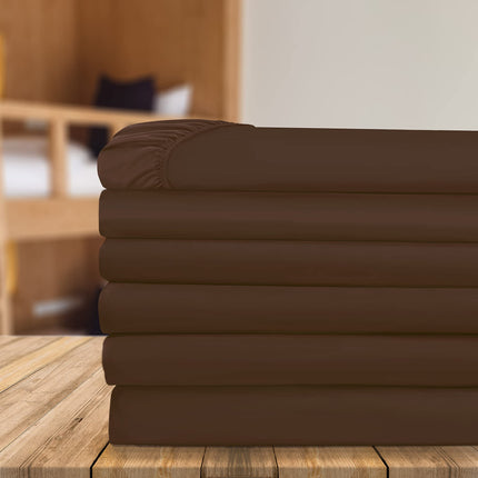 Elegant Comfort 6-Pack Fitted Bottom Sheets 1500 T