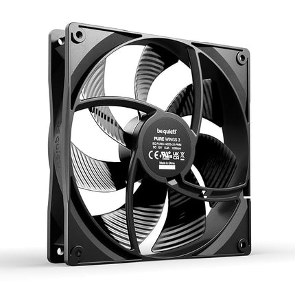 be quiet! Pure Wings 3 140mm PWM Fan, High Top-End Speed, Low Minimum RPM, Optimized Frame, Newly Designed Blades, Extraordinary Air Pressure, Very Quiet Operation, Rifle Bearing
