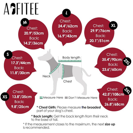 AOFITEE Dog Winter Coat with Harness Waterproof Dog Jacket for Medium Dogs