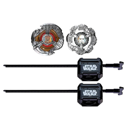 Hasbro Beyblade X and Star Wars Collab, Chewbacca 4-80LF vs. Stormtrooper 5-70B