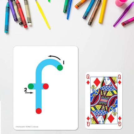 Lowercase Letters Textured Touch and Trace Cards