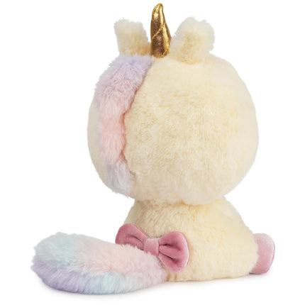 GUND Sanrio Peluche licorne Hello Kitty, peluche premium pour les 1 an et plus, jaune, 15 cm