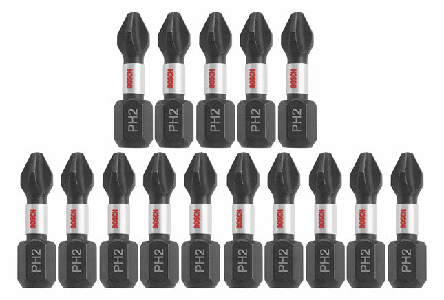 BOSCH ITPH2115 15-Pack 1 in. Phillips #2 Impact To