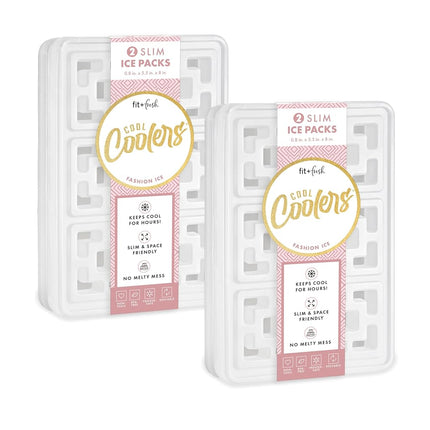 Cool Coolers Fashion Ice by Fit & Fresh, 4 Pack XL