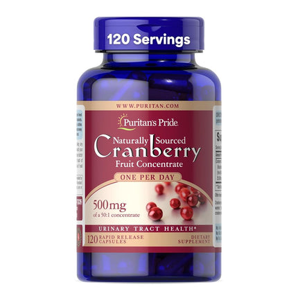 Puritan's Pride One A Day Cranberry - 120 Capsules