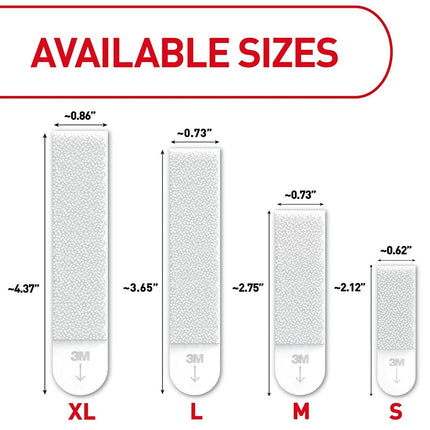 Command Picture Hanging Strips Value Pack, 12 Pairs: 8-Medium, 4-Small Pairs, Decorate Damage-Free