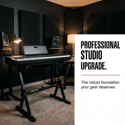 RockJam RJZZ363 Z-Frame Keyboard Stand for Digital Pianos