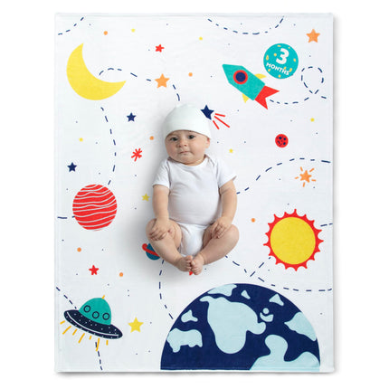 Delta Children Milestone Baby Blanket – Monthly Bl