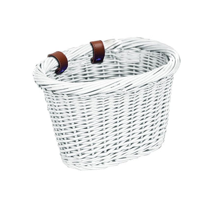BELL Tote 300 Small Wicker Basket Front Handlebar - White