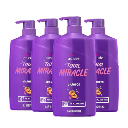 Aussie Total Miracle Collection 7N1 Shampoo, 26.2 