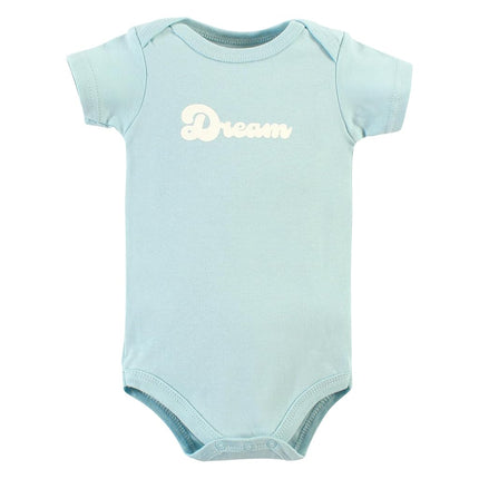 Lot de 5 bodys en coton unisexe Hudson Baby, Magical Rainbow, 6-9 mois