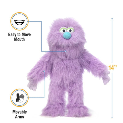 Purple Monster, Hand Puppet, by Silly Puppets, 35cm