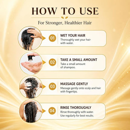 Amla with Shikakai and Reetha Shampoo - Hair Fall Control Shampoo - all Natural Herbal Shampoo - Shampoo for Hair Loss - Shampoo for Oily Hair - 350ml - Vaadi Herbals
