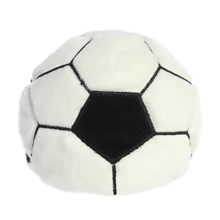 Aurora Adorable Palm Pals Striker Soccerball Stuffed Animal - Pocket-Sized Play - Collectable Fun - Black 5 Inches