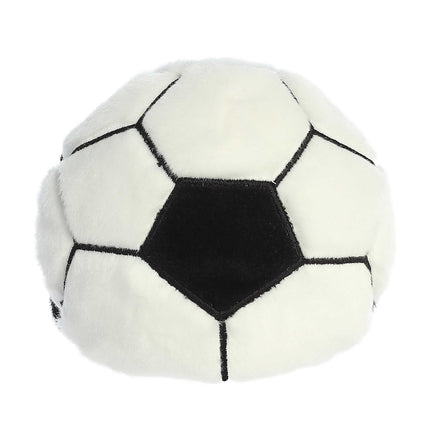 Aurora Adorable Palm Pals Striker Soccerball Stuffed Animal - Pocket-Sized Play - Collectable Fun - Black 5 Inches