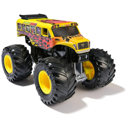 Monster Jam 2025 Oficial 1:64 Camiones Diecast Serie 44 Camiones de Servicio Classroom Crusher Autobús Escolar