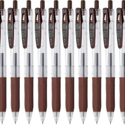 Zebra Sarasa Clip 0.4 Retractable Gel Ink Pen, Rub