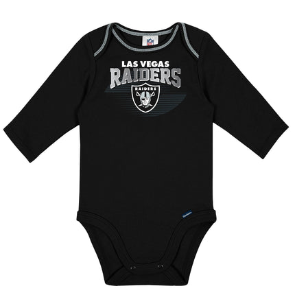 Gerber Unisex Bebé Equipo Estándar NFL Paquete de 2 Bodysuits de Manga Larga, Color, 18 Meses