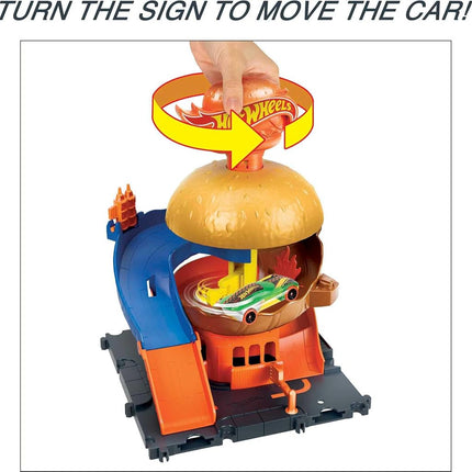 Mattel - Hot Wheels City Burger Blitz Playset