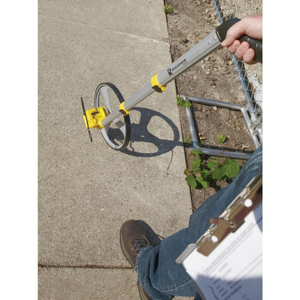 BOSCH Rolatape RT312 12.5-Inch Aluminum Measuring Wheel - Lightweight, Durable Design, Ideal for Landscaping & Construction, Yellow