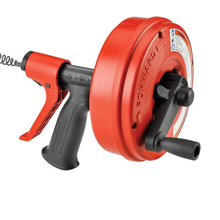 RIDGID 57043 Power Spin avec AUTOFEED, câble de nettoyage de drains Maxcore et tarière de drainage à bulbe pour enlever les bouchons