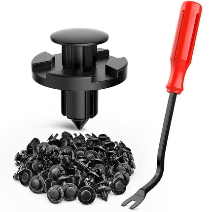 Nilight 100PCS Nylon Bumper Rivet Fender Clips OEM