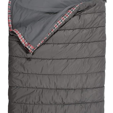 TETON Sports Mammoth Cotton Sleeping Bag Liner; A Clean Sheet Set Anywhere You Go; Perfect for Travel, Camping, and Anytime You’re Away from Home Overnight; Machine Washable, Black, 91" x 58"