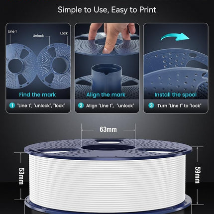 SUNLU 4KG Bundle Rapid PETG Filament, High Speed 30-600mm/s 3D Printer Filament 1.75mm ±0.02mm, 1kg Reusable Spool(2.2lbs), 4pcs in Total (Grey)