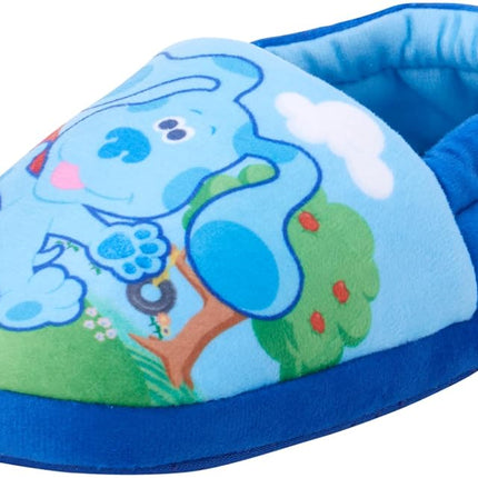 Pantuflas de Nickelodeon para niños de Paw Patrol o Blue's Clues – Pantuflas suaves y afelpadas (para bebé/niño), Blue's Clues, 11-12 US Little Kid