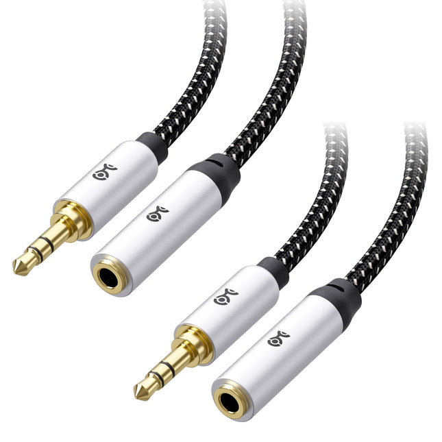 Cable Matters 2-Pack Headphone Extension Cable 10 