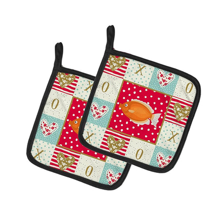 Caroline's Treasures potholders, Multicolor, 7.5HX7.5W