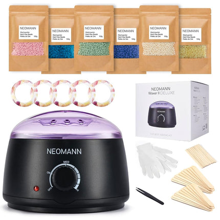 NEOMANN Waxer II Waxing Kit for Woman Non-Sticky, 