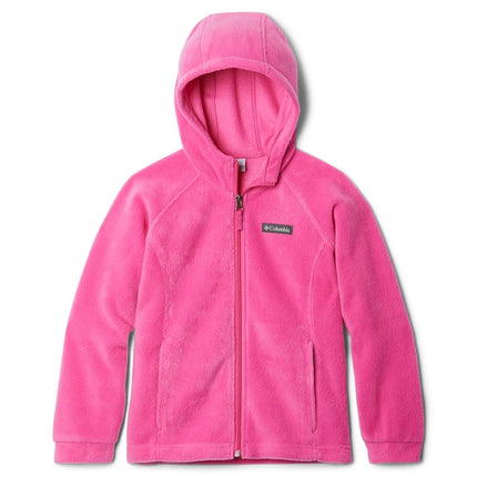 Columbia Girls' Big Benton II Hoodie, pink ice, Large