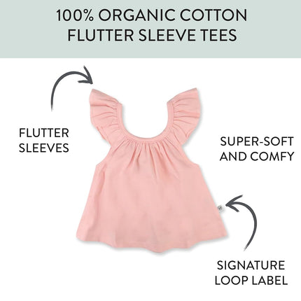 T-shirt à manches courtes unisexe en coton 100 % biologique pour bébés et tout-petits HonestBaby, motif feuille d'ananas ivoire, 6-9 mois