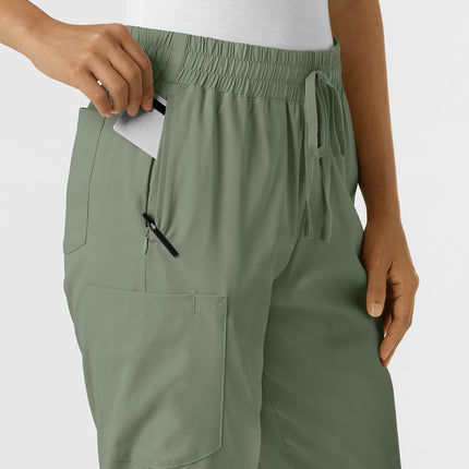WonderWink Women's Bootcut Scrub Pant, Sage, 4X