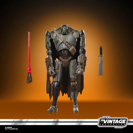 Star Wars The Vintage Collection Mercenary Droid, The Mandalorian and Grogu Premium 9.5 cm Collectible Action Figure