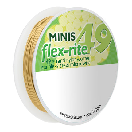 The Beadsmith Flex-Rite 7 Strand Nylon Coated, Sta