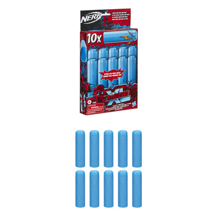 Nerf Mega XL Dart Refill, Includes 10 Mega XL Whistler Darts, Largest Mega Darts Ever, Makes Whistling Sound When Fired