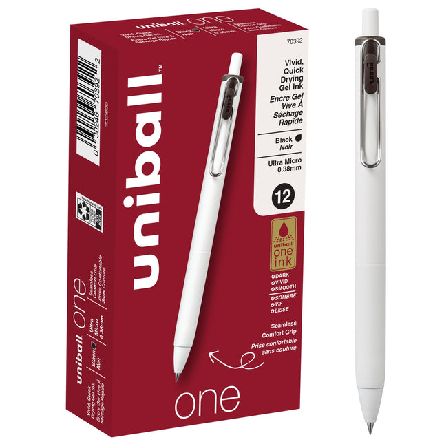 uni-ball one Retractable Gel Pens, Ultra Micro Poi